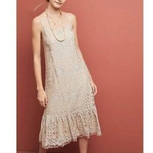 Anthropologie Eri + Ali Twilight Lace Dress Size Extra-Small - New Without Tags